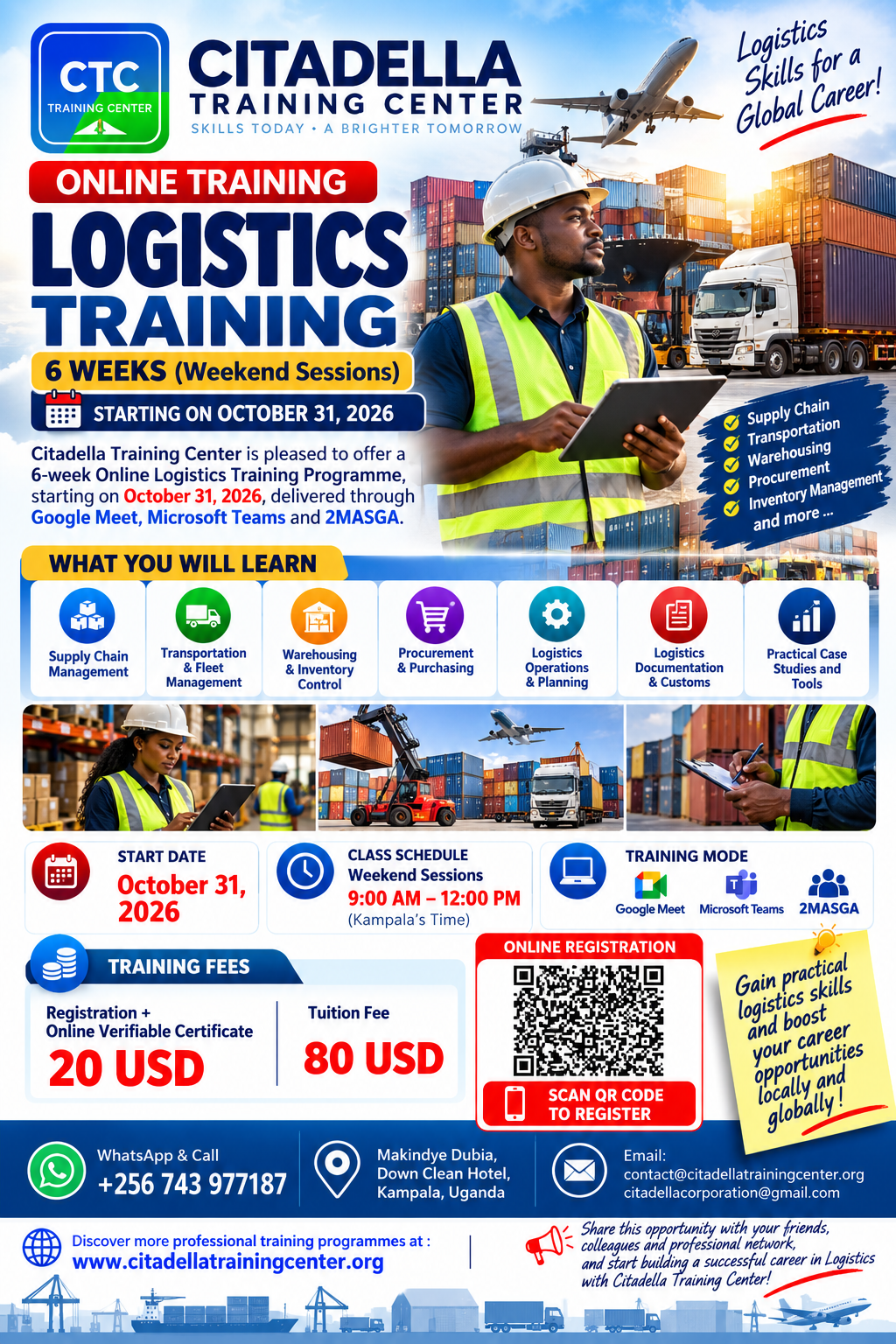 Online  training course of Logistics