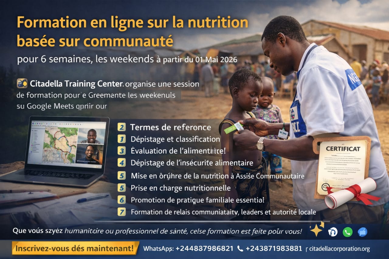 Formation en ligne nutrition communautaire