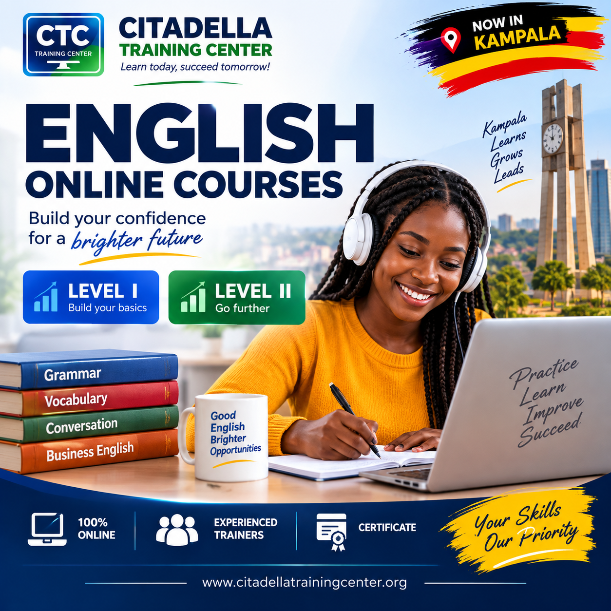 Online English course -Ug